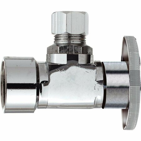 ALL-SOURCE 3/8 In. FIP x 3/8 In. OD Quarter Turn Angle Valve 456385